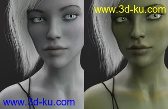 3D打印模型CC Memento Mori for Genesis 8.1 Female的图片