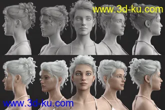 3D打印模型CC Memento Mori for Genesis 8.1 Female的图片