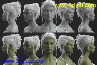 3D打印模型CC Memento Mori for Genesis 8.1 Female的图片