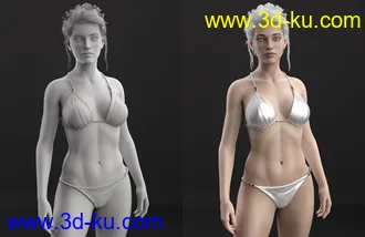 3D打印模型CC Memento Mori for Genesis 8.1 Female的图片