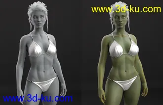 3D打印模型CC Memento Mori for Genesis 8.1 Female的图片