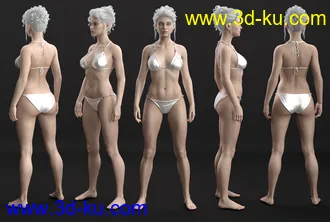 3D打印模型CC Memento Mori for Genesis 8.1 Female的图片