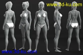 3D打印模型CC Memento Mori for Genesis 8.1 Female的图片