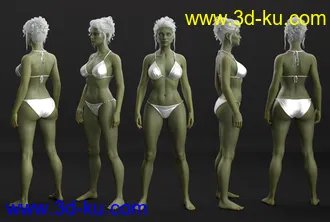 3D打印模型CC Memento Mori for Genesis 8.1 Female的图片
