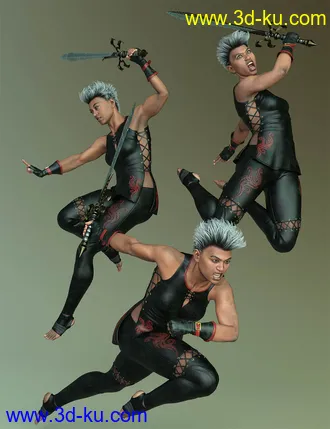 3D打印模型CDI Assassin Poses for Noska 8.1的图片