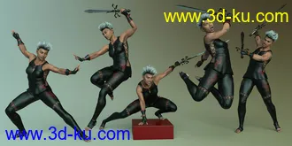 3D打印模型CDI Assassin Poses for Noska 8.1的图片