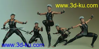 3D打印模型CDI Assassin Poses for Noska 8.1的图片