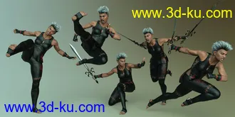 3D打印模型CDI Assassin Poses for Noska 8.1的图片