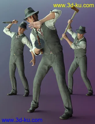 3D打印模型CDI Criminal Poses for Alex Capital 8.1的图片