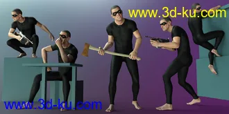 3D打印模型CDI Criminal Poses for Alex Capital 8.1的图片