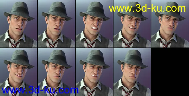 CDI Criminal Poses for Alex Capital 8.1模型的图片6