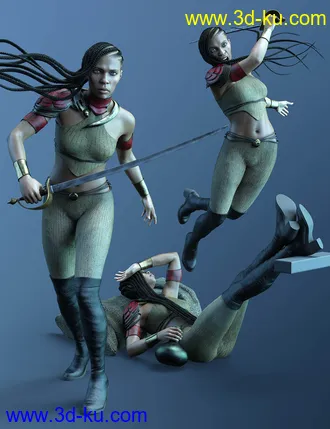 3D打印模型CDI Pirate Poses for Jinx Jones 8.1的图片