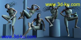 3D打印模型CDI Pirate Poses for Jinx Jones 8.1的图片