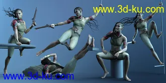 3D打印模型CDI Pirate Poses for Jinx Jones 8.1的图片