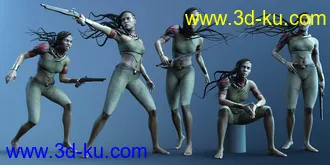 3D打印模型CDI Pirate Poses for Jinx Jones 8.1的图片