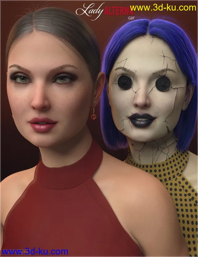 CGI Lady Alterna for Genesis 8 Female模型的图片1