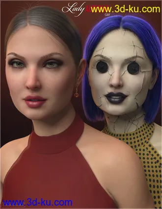 3D打印模型CGI Lady Alterna for Genesis 8 Female的图片