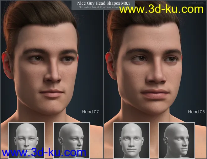 CGI Nice Guy - Head Shapes for Michael 8.1模型的图片5