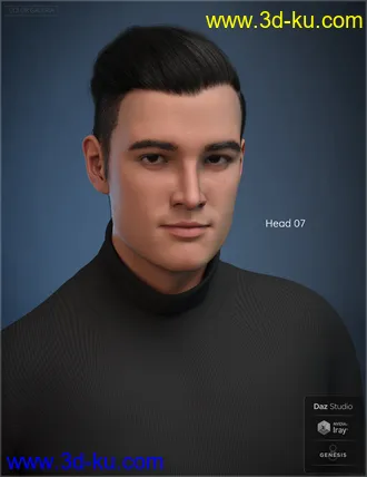 3D打印模型CGI Nice Guy - Head Shapes for Michael 8.1的图片