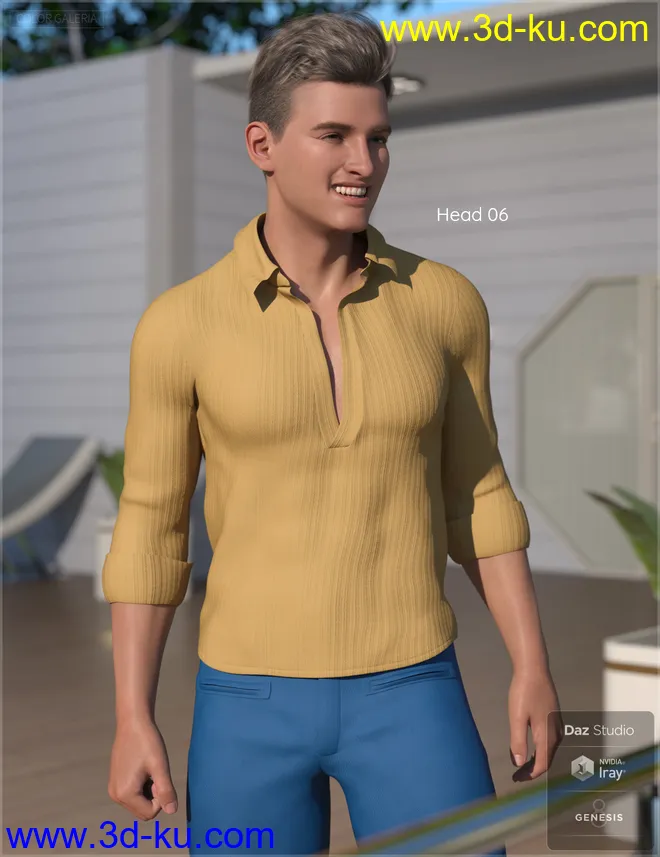 CGI Nice Guy - Head Shapes for Michael 8.1模型的图片7