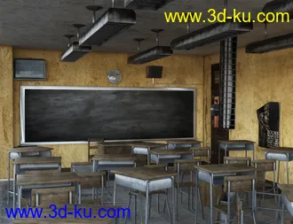 3D打印模型Classroom Chaos的图片