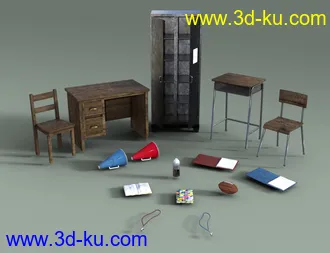 3D打印模型Classroom Chaos的图片