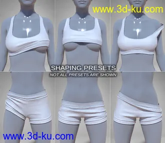 3D打印模型COG Sports Outfit for Genesis 8 and 8.1 Females的图片