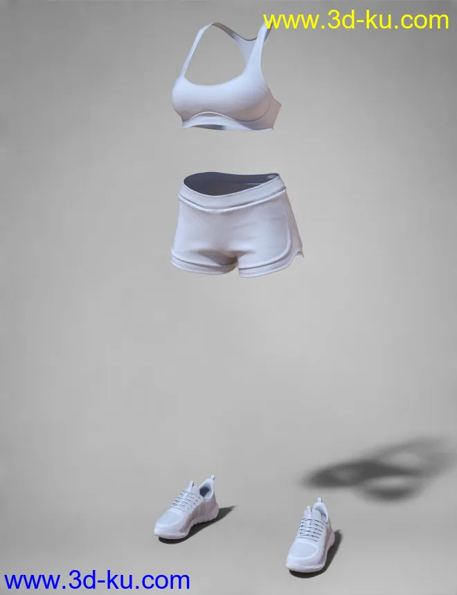 COG Sports Outfit for Genesis 8 and 8.1 Females模型的图片9