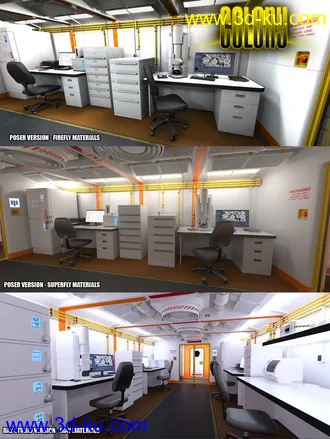 3D打印模型Colony Lab for Poser and DS的图片