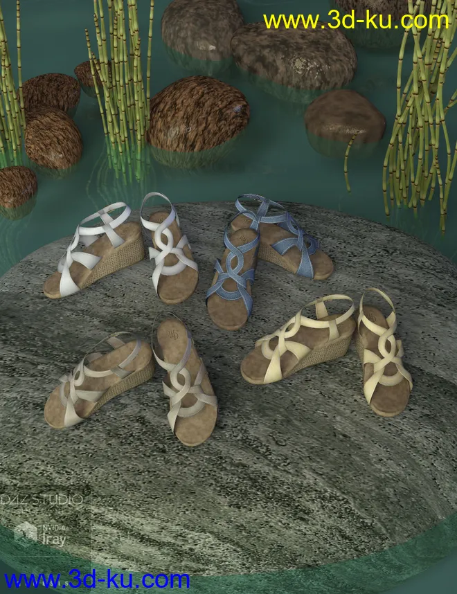 Cool Lace Outfit for Genesis 8 Female(s)模型的图片5