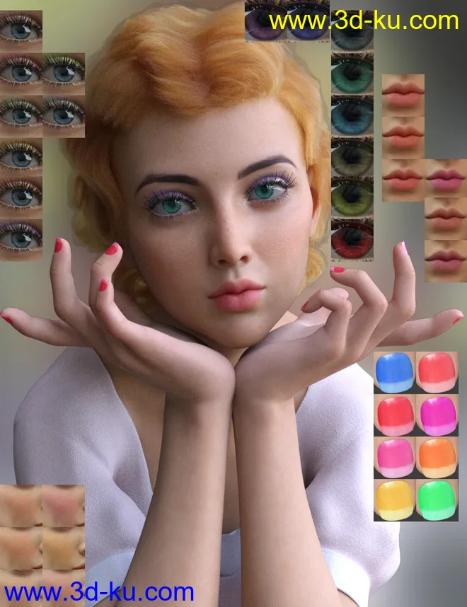 Cosima for Genesis 8.1 Female模型的图片10