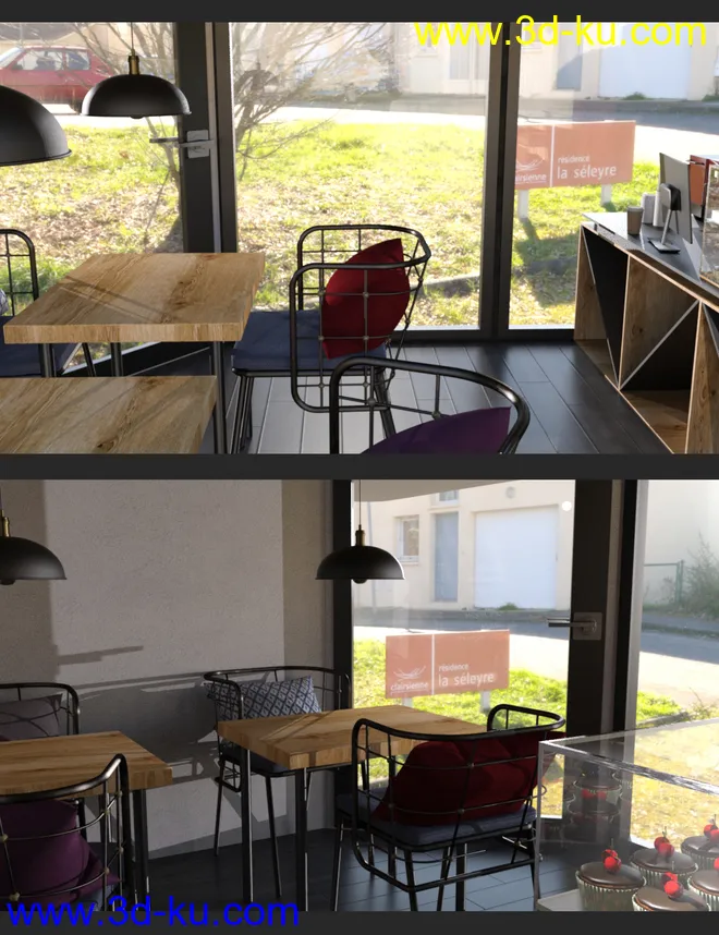 Cozy Cafeteria模型的图片3