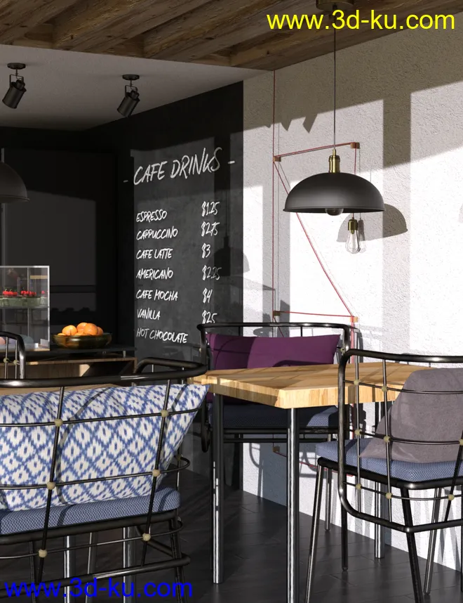 Cozy Cafeteria模型的图片7