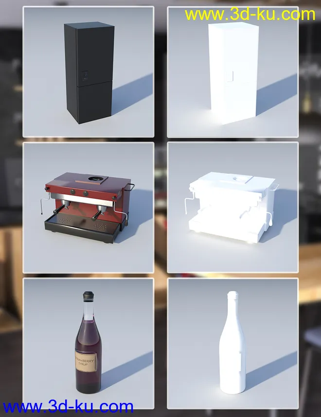 Cozy Cafeteria模型的图片13