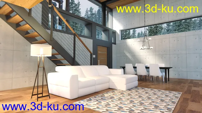 Cozy Winter House模型的图片4