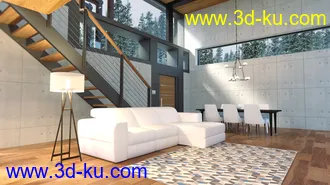 3D打印模型Cozy Winter House的图片