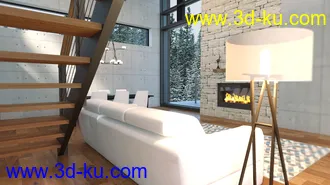 3D打印模型Cozy Winter House的图片