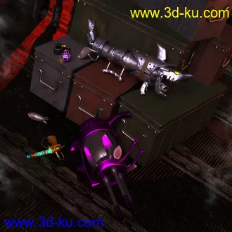 3D打印模型Crazy Arsenal of Weapons的图片