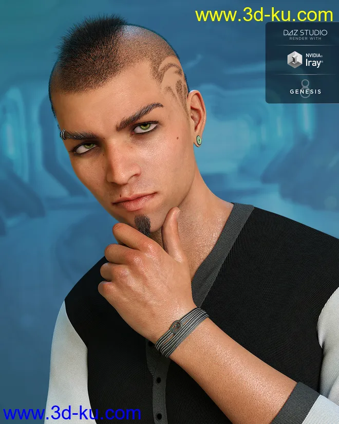 Crew for Genesis 8 Male模型的图片3