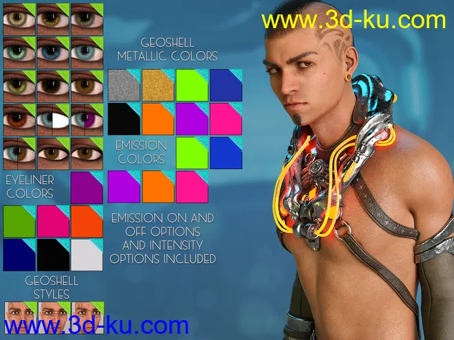 Crew for Genesis 8 Male模型的图片5