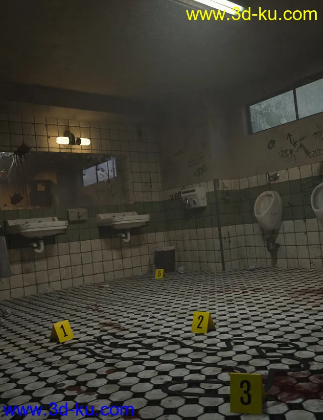 Criminal Case Bathroom模型的图片1
