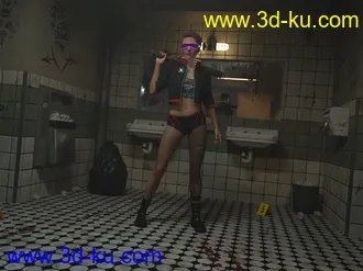 3D打印模型Criminal Case Bathroom的图片