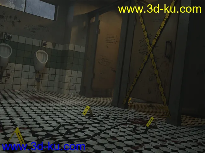 Criminal Case Bathroom模型的图片5