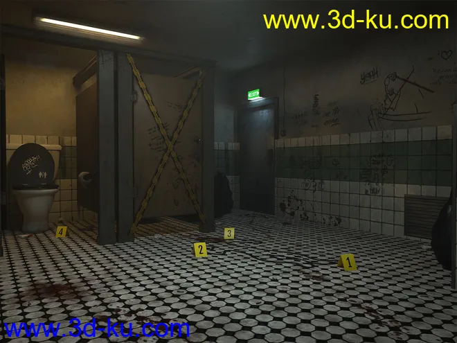 Criminal Case Bathroom模型的图片10