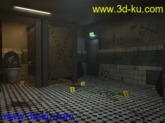 3D打印模型Criminal Case Bathroom的图片