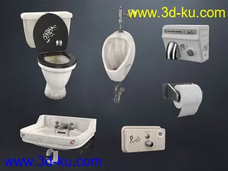 3D打印模型Criminal Case Bathroom的图片