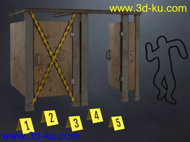 Criminal Case Bathroom模型的图片14