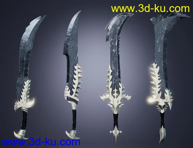 Crimson Blades for Genesis 8 and 8.1 Females模型的图片4