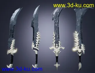 3D打印模型Crimson Blades for Genesis 8 and 8.1 Females的图片