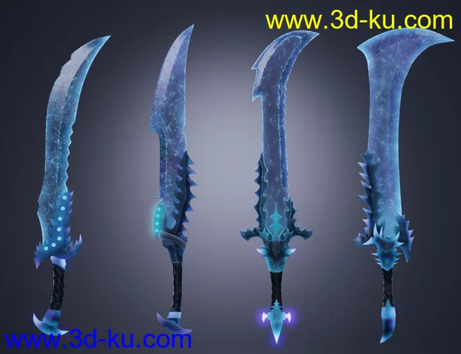 Crimson Blades for Genesis 8 and 8.1 Females模型的图片6